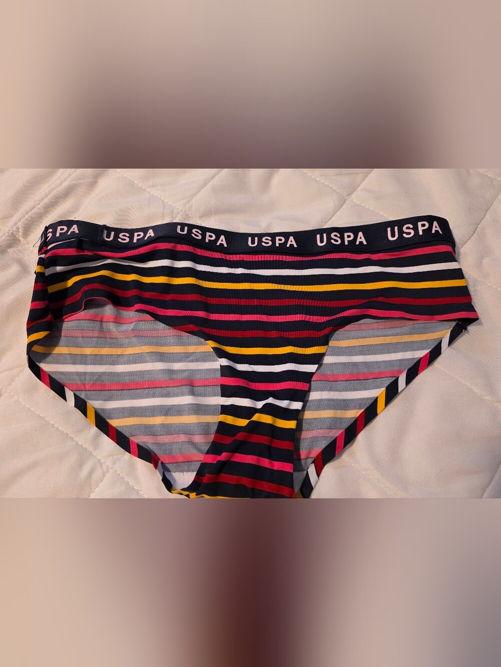 Free With BUNDLE! New Polo Assn. Navy Striped Briefs